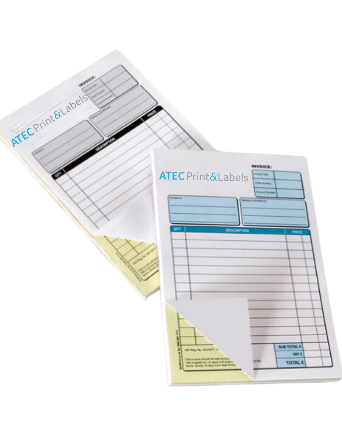 NCR Pads (Glued) – ATEC Print & Labels
