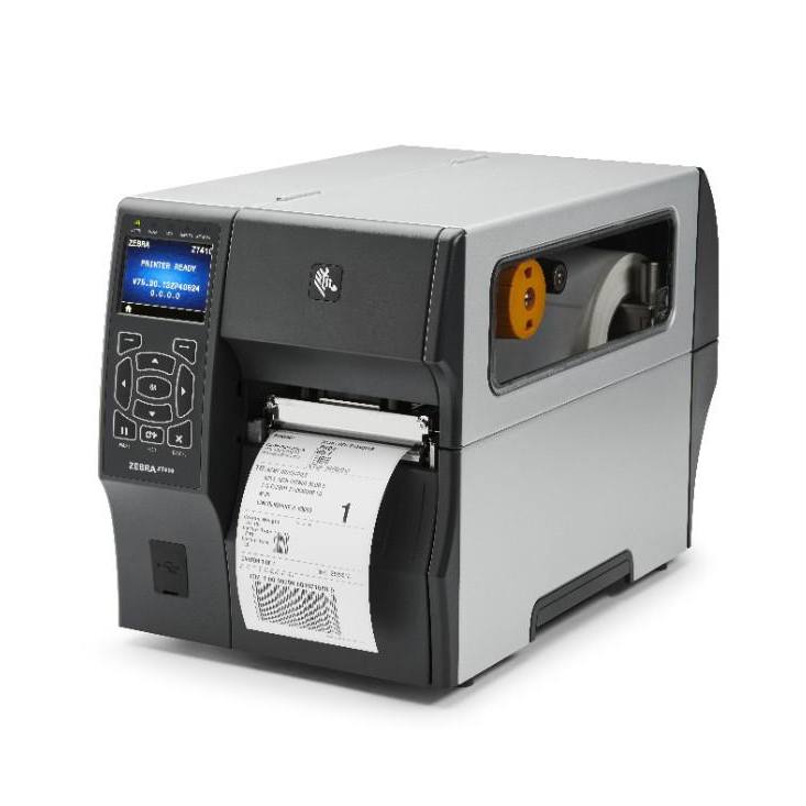 Wax, wax-resin, and resin ribbons for industrial label printers